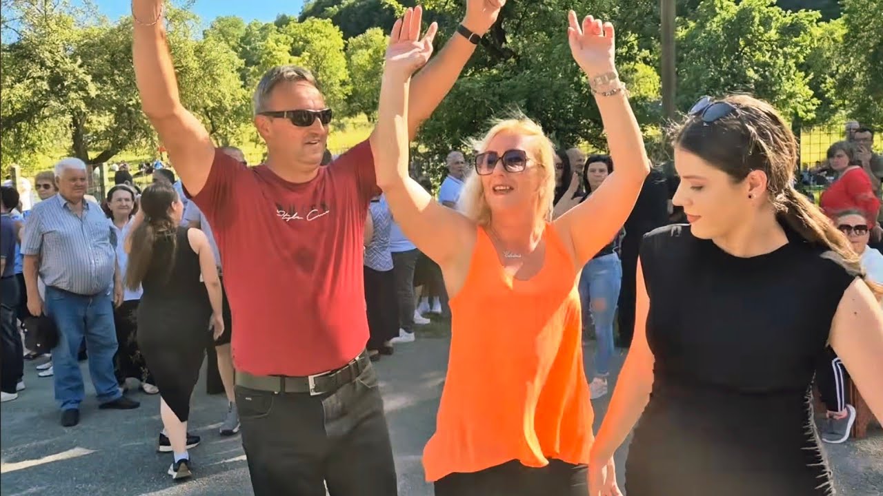 🔴 Specijalac Mešić i lijepa Dina kolo vode - Jabuka kod Foče - Amko Bend - Bosanski teferič