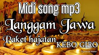 Midi song mp3 langgam jawa kebogiro(pakethajatan) komplit #langgam #kebogiro
