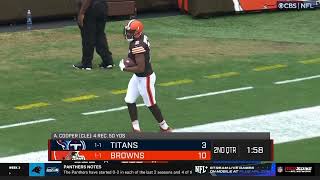Amari Cooper gets ruled out of bounds when he clearly wasn't