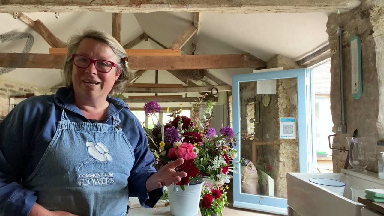 How I make a sheaf of flowers