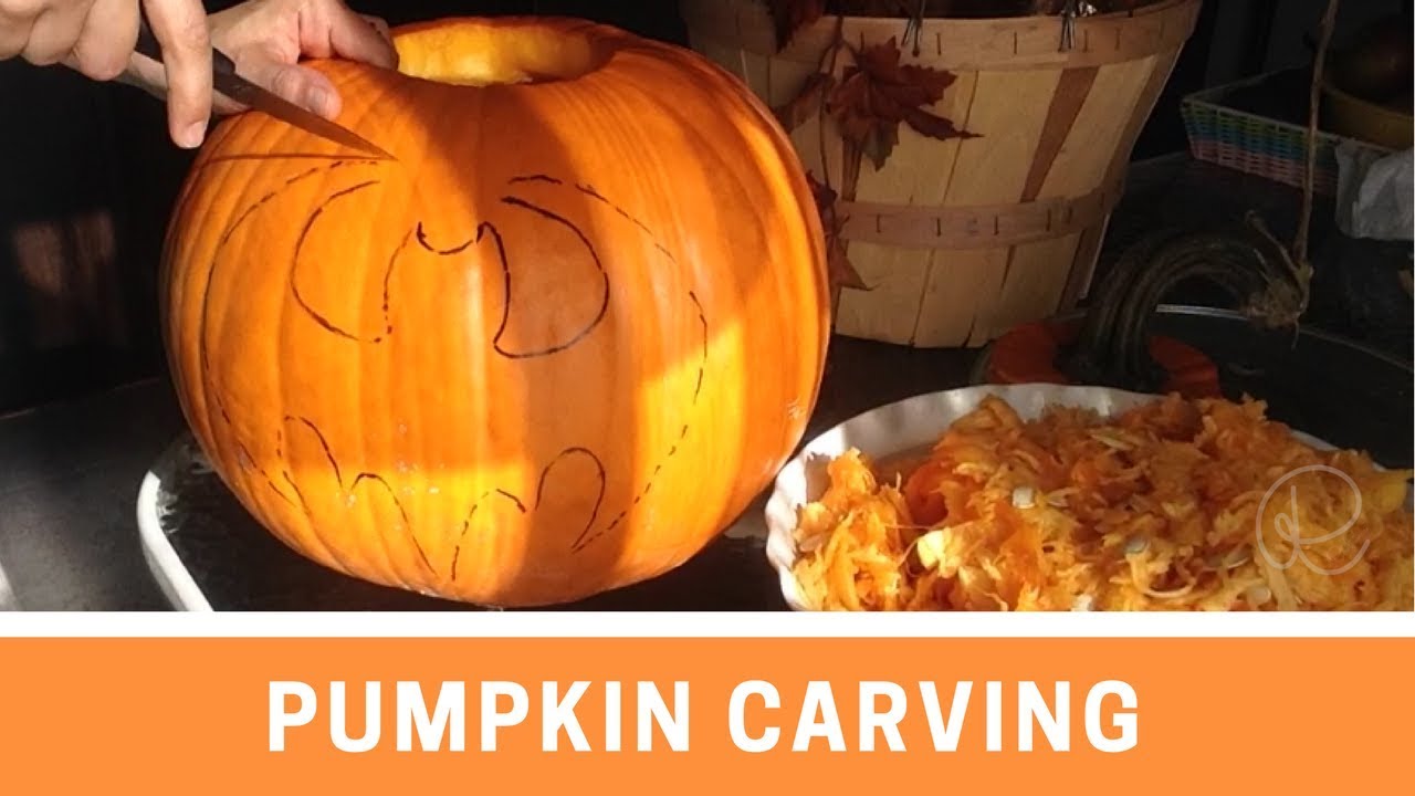 pumpkin-carving-a-bat-design-diy-youtube