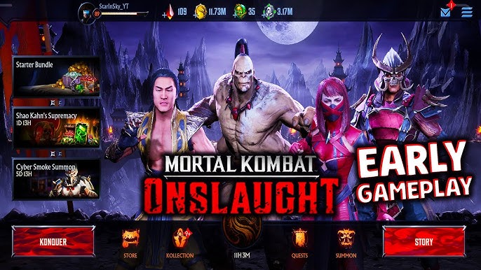 Mortal Kombat: Onslaught - RPG Beta Gameplay (Android/IOS) 