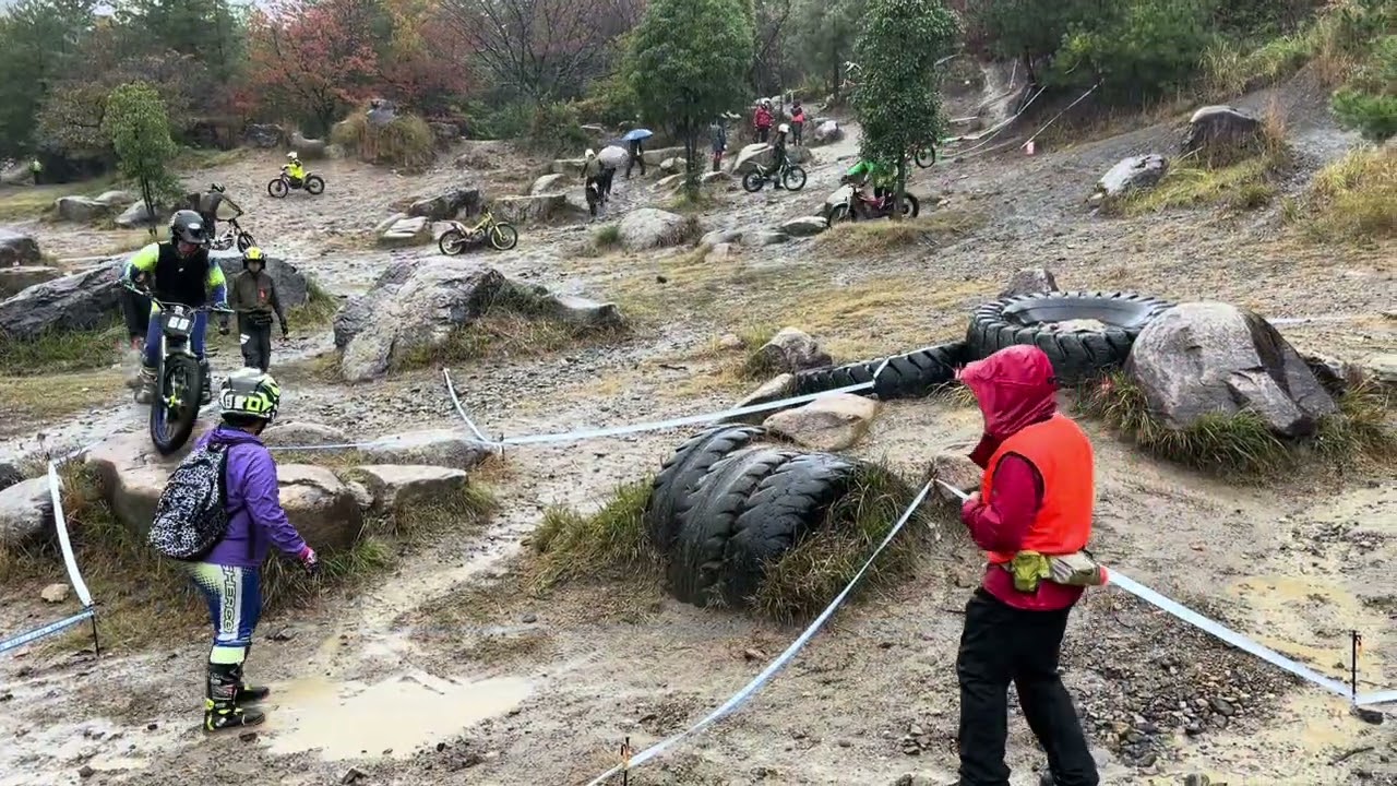近畿トライアル選手権2025第９戦永野長男「小6ライダー、雨×マシントラブルの中で意地の6位入賞！」
