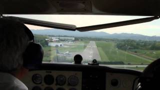 empuriabrava landing cessna 172