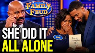Single Mom Raised 6 Kids Alone — What Her Oldest Son Did Made Steve Harvey Cry