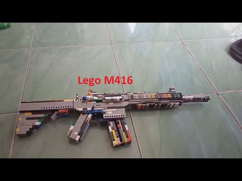 Video Súng Lego M416 bắn đạn - youtube