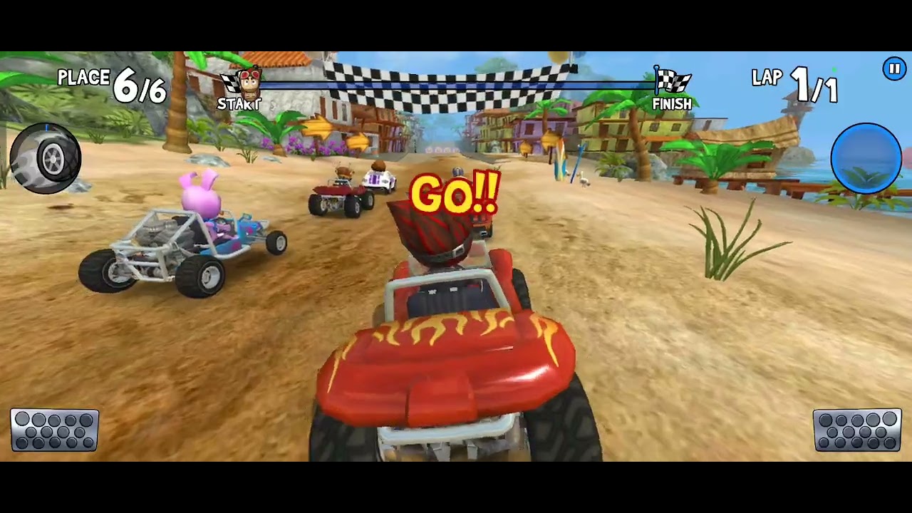 @#CartoonsbeachcarRacing challenge