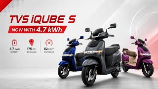 NEW TVS I QUBE 4.7 kwh 🤩 High Range at Unbelievable Price | Tvs I Qube S 4.7