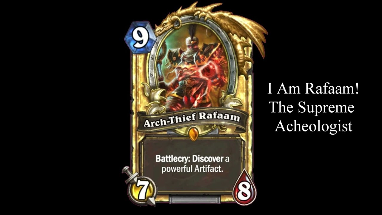 Voice Impressions: Hearthstone: Arch Theif Rafaam Voice Line