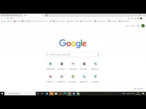 Installation of Python in English and working with Google Colab