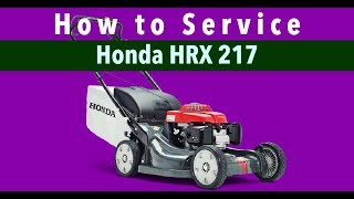 How To Tune Up The Honda HRX217 Mower - (Link to Kit in Description)