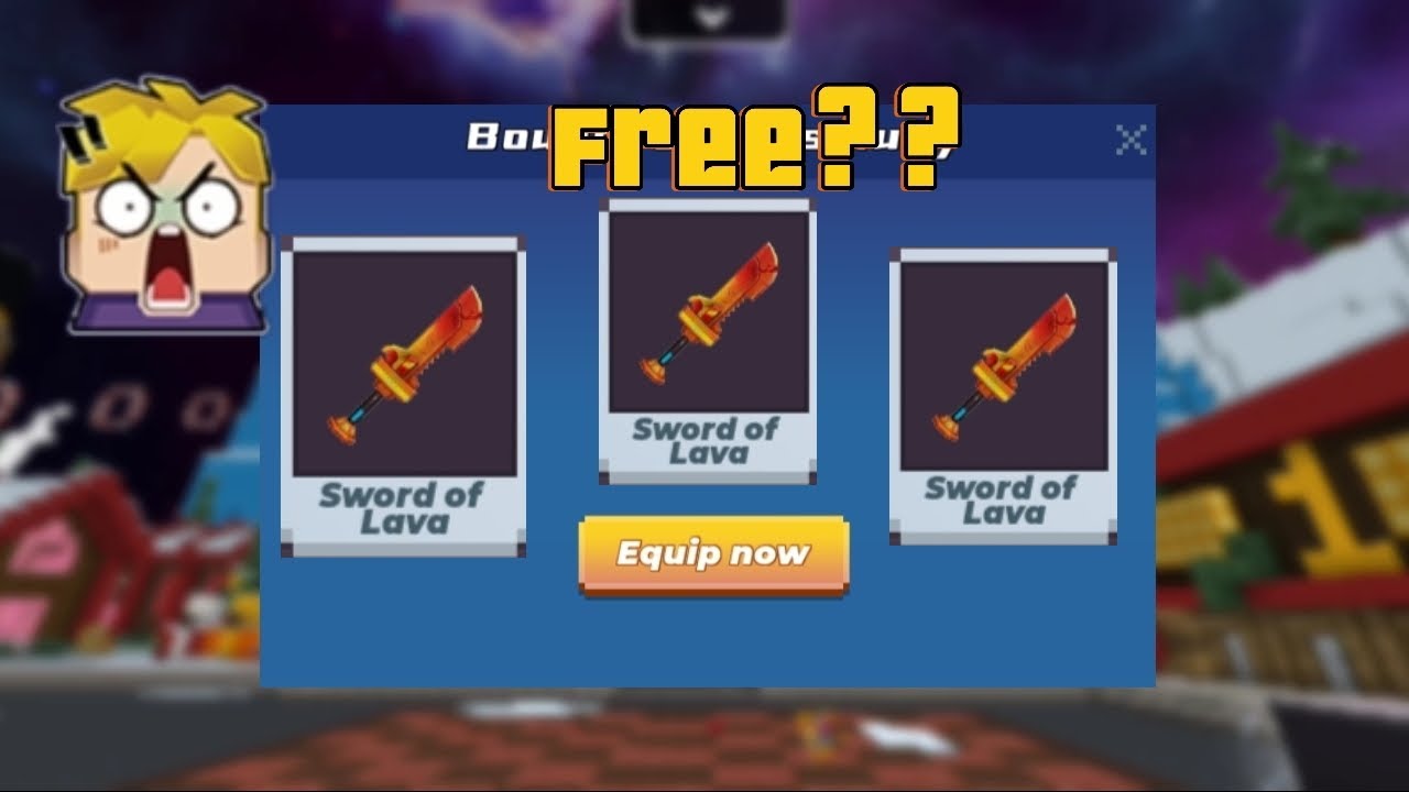 I got lava sword for free!!?? #blockmango #bedwar - YouTube