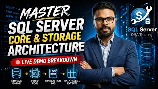 ⚡Master SQL Server Core & Storage Architecture | 🎯Live Demo Breakdown #sqlserver #azuresql