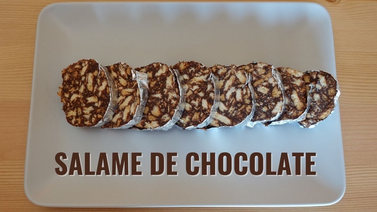 Como fazer salame de chocolate facil e rapido de preparar.