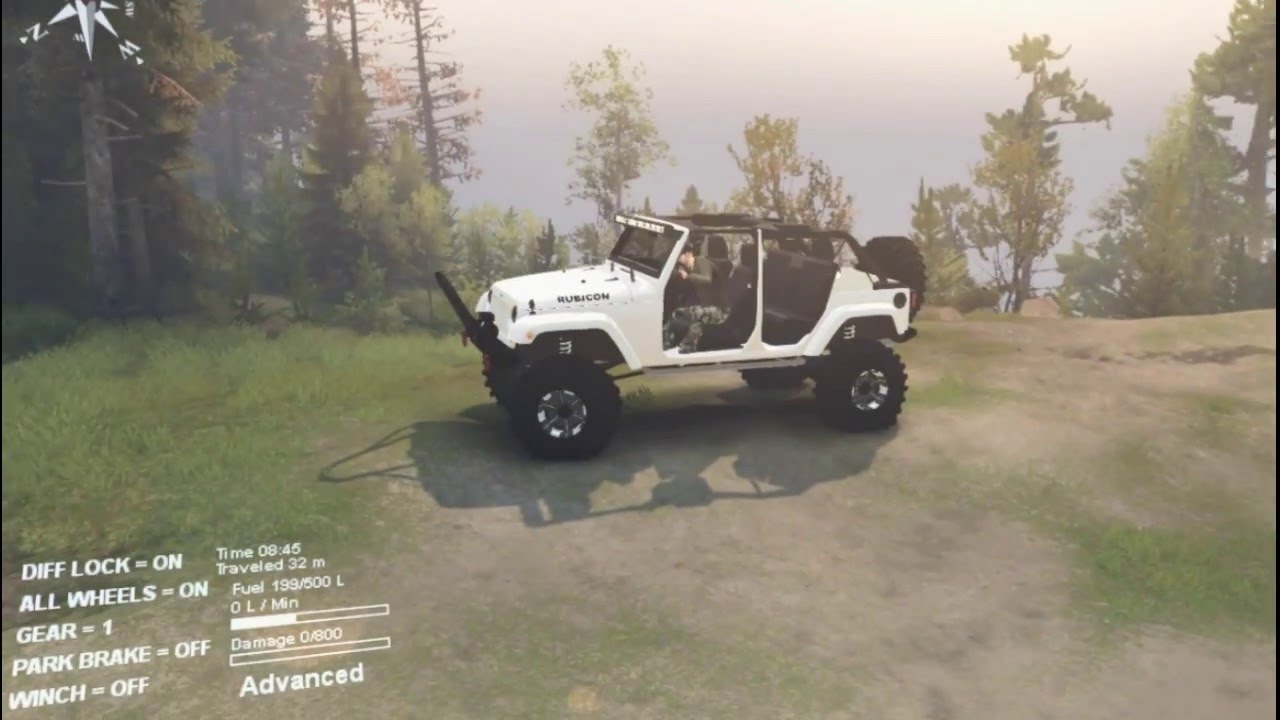 JEEP RUBICON SUNK IN MUD | SPINTIRES | MUDDIN