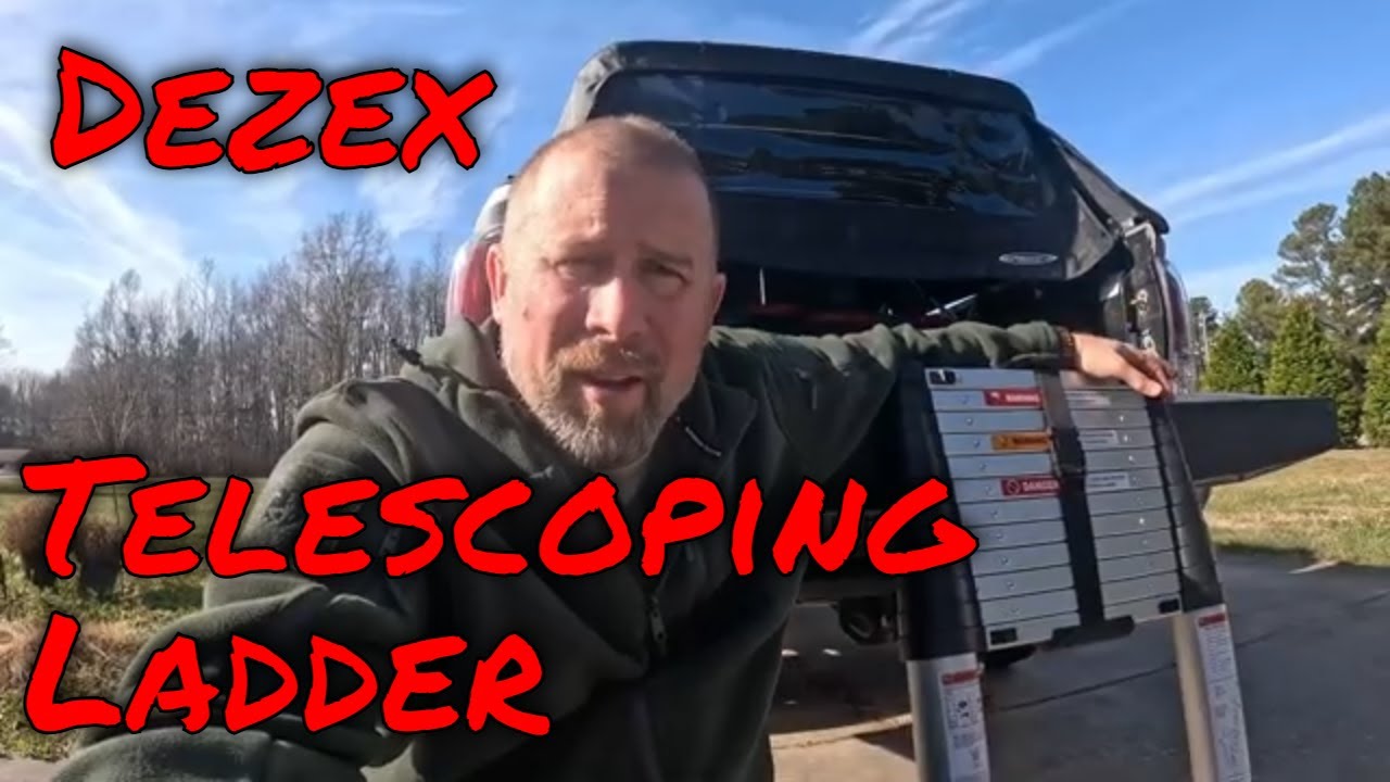 Телескопическая лестница Dezex