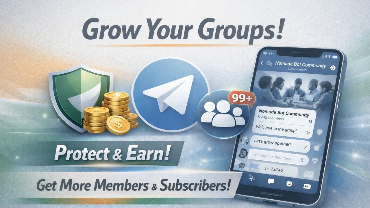 Protect, Grow & Earn from Your Telegram Group | Nomade Help Bot Explained