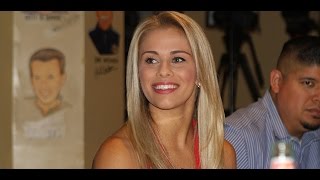 Paige Van Zant Full UFC 191 Media Scrum from Los Angeles Net Worth