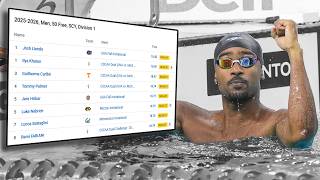The FASTEST NCAA Swimmers After the Regular Season
