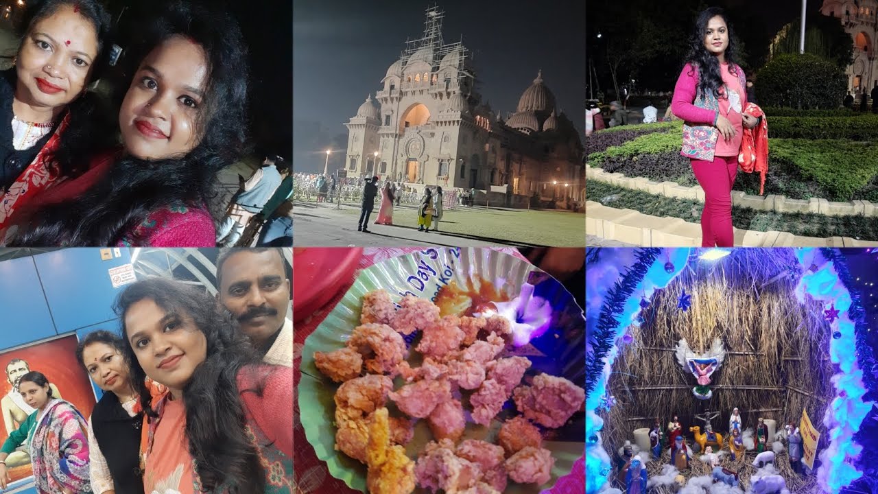 Relaxing sunday vlog | Belur math Kolkata | family time | Food cafe in ...