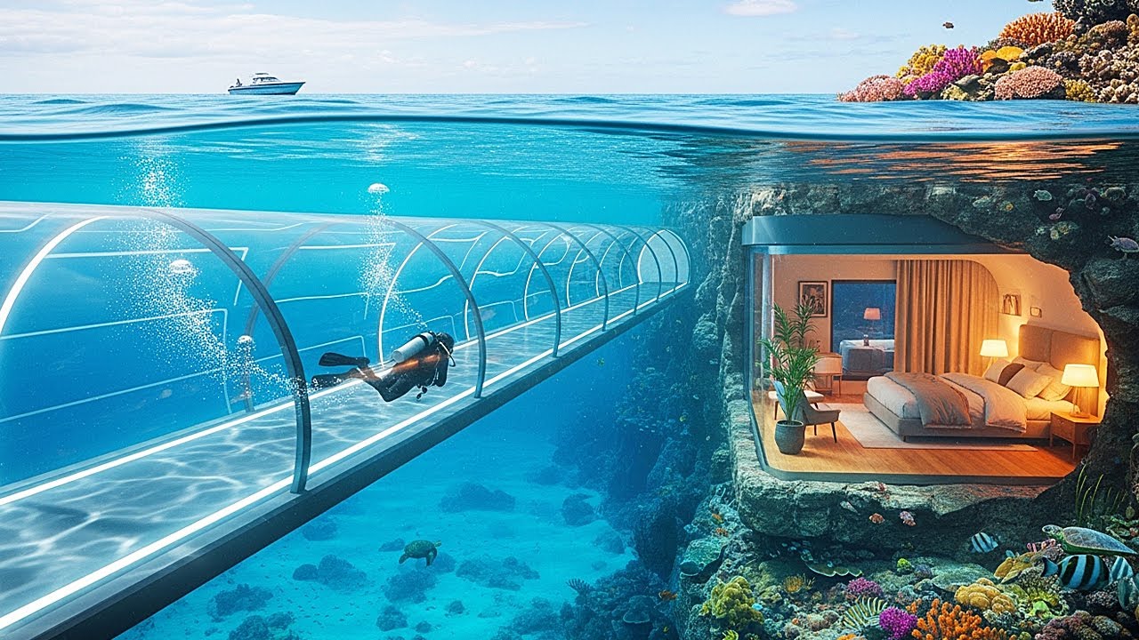 $975M US Military Secret Underwater Cave House Nobody Was Supposed to See (ASMR)