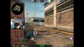CSGO: Pistol Round Glock Ace on Cache