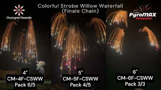 PyroMAX Color Strobe Willow Waterfall