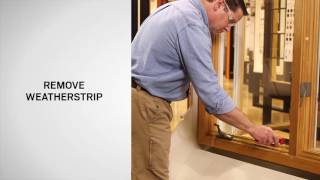 Replacing the Weatherstrips (Head and Side) on Primed Wood Casement Windows | Andersen Windows