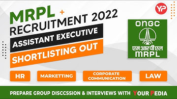 MRPL shortlisting out for HR, Law, Marketing | Prepare Group Discussion, Interviews with YourPedia