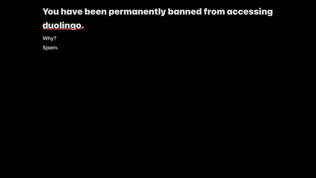 Duolingo Ban Speedrun (