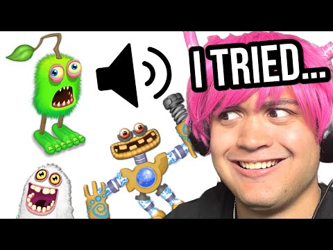 Attempting to voice EVERY MSM monster (Plant Island) - MVPerry Voices