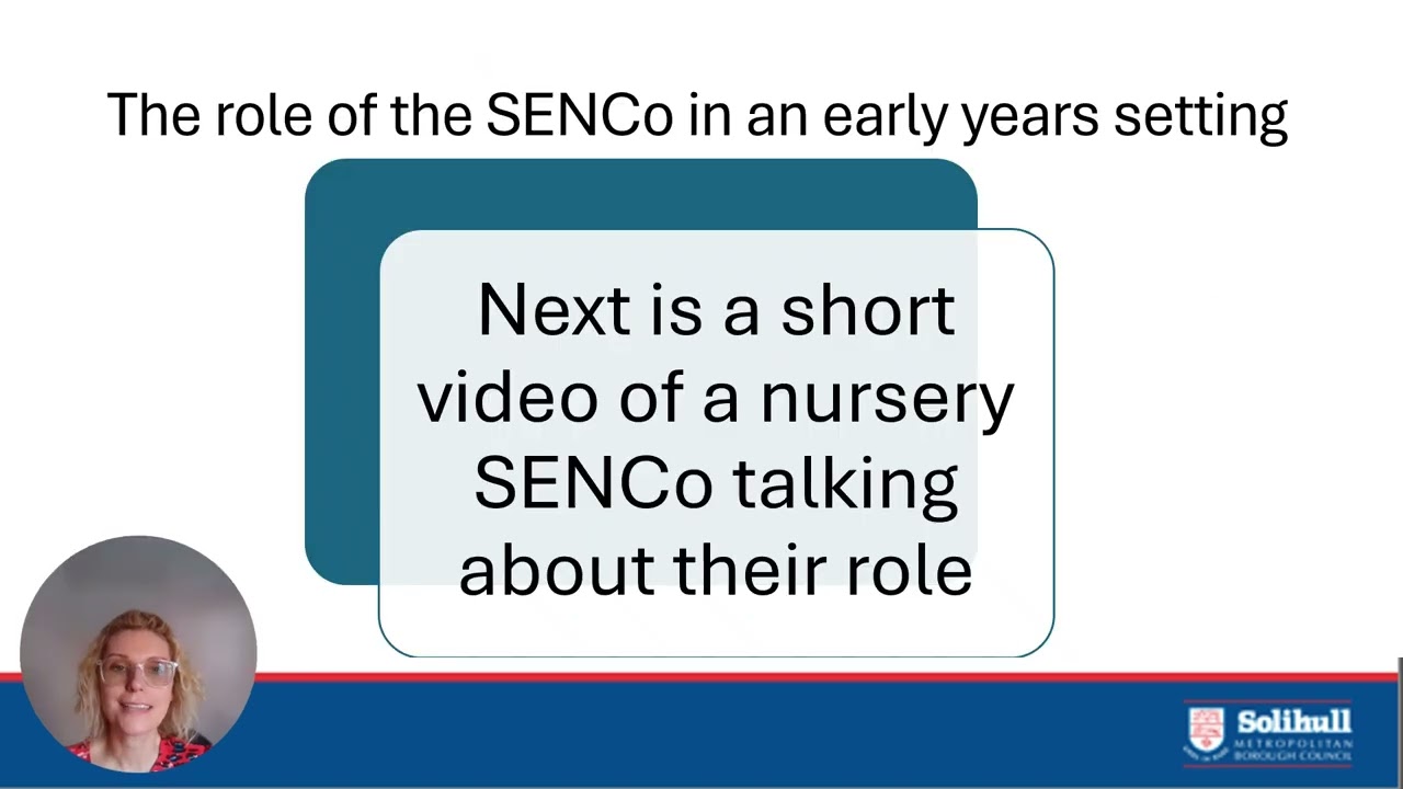Parent support role of the Area SENCO
