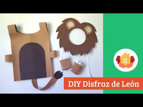 Tutorial para hacer disfraz de león con foami