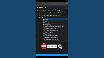 Python program to display date💖👌#shorts #python