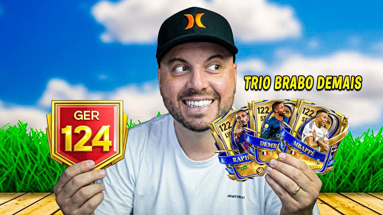 GER 124 VOU MONTAR o MELHOR TRIO de ATAQUE do Fc mobile