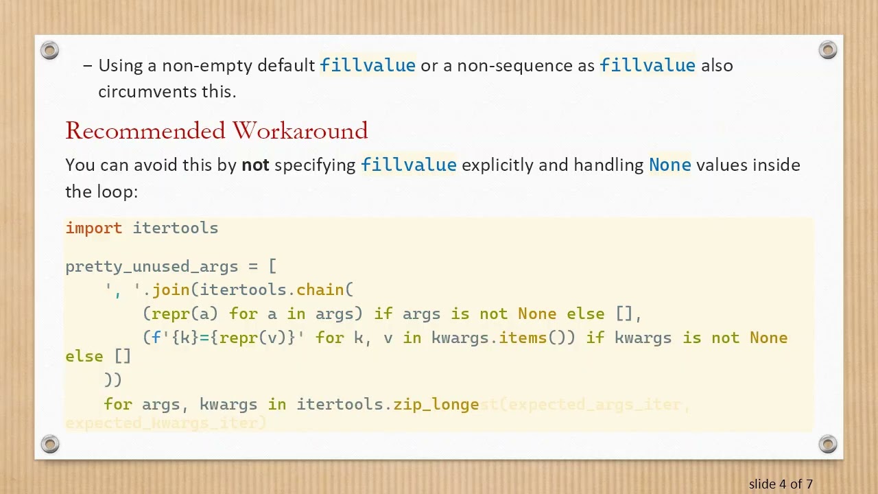 How to Type Annotate Variables Inside a Loop When Using itertools.zip_longest in Python