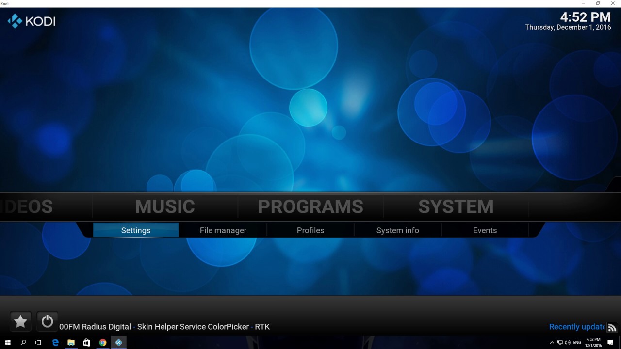 How to Enable Play Trailers in a Window in Kodi