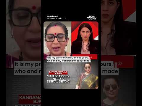 Smriti Irani On Kangana’s ‘Generation Gutter’ Remark: She Has Explained Her Position #kanganaranaut