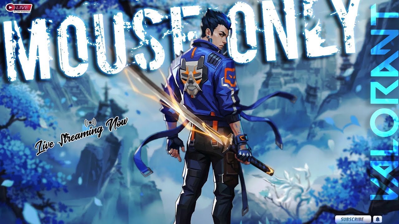 One Hand ! | VALORORANT | MOUSE ONLY | Live Stream