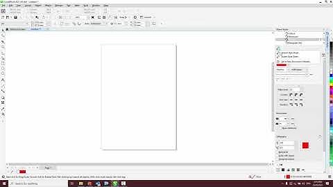 Setting Up CorelDraw