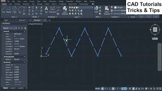 PLINEGEN Autocad, Polyline Autocad, LineType, LineStyle Autocad,Polyline generation, Linetype change