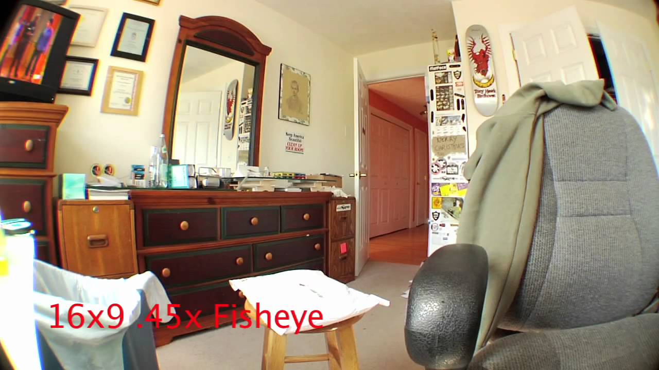 16x9 Inc. .45x Super Fisheye on Panasonic HVX200A