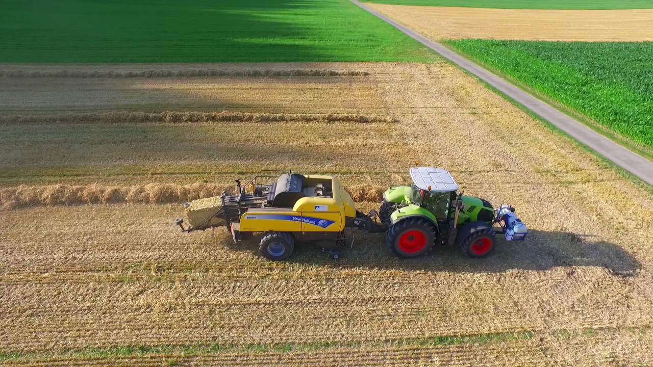 Gerstenstroh pressen Ryser