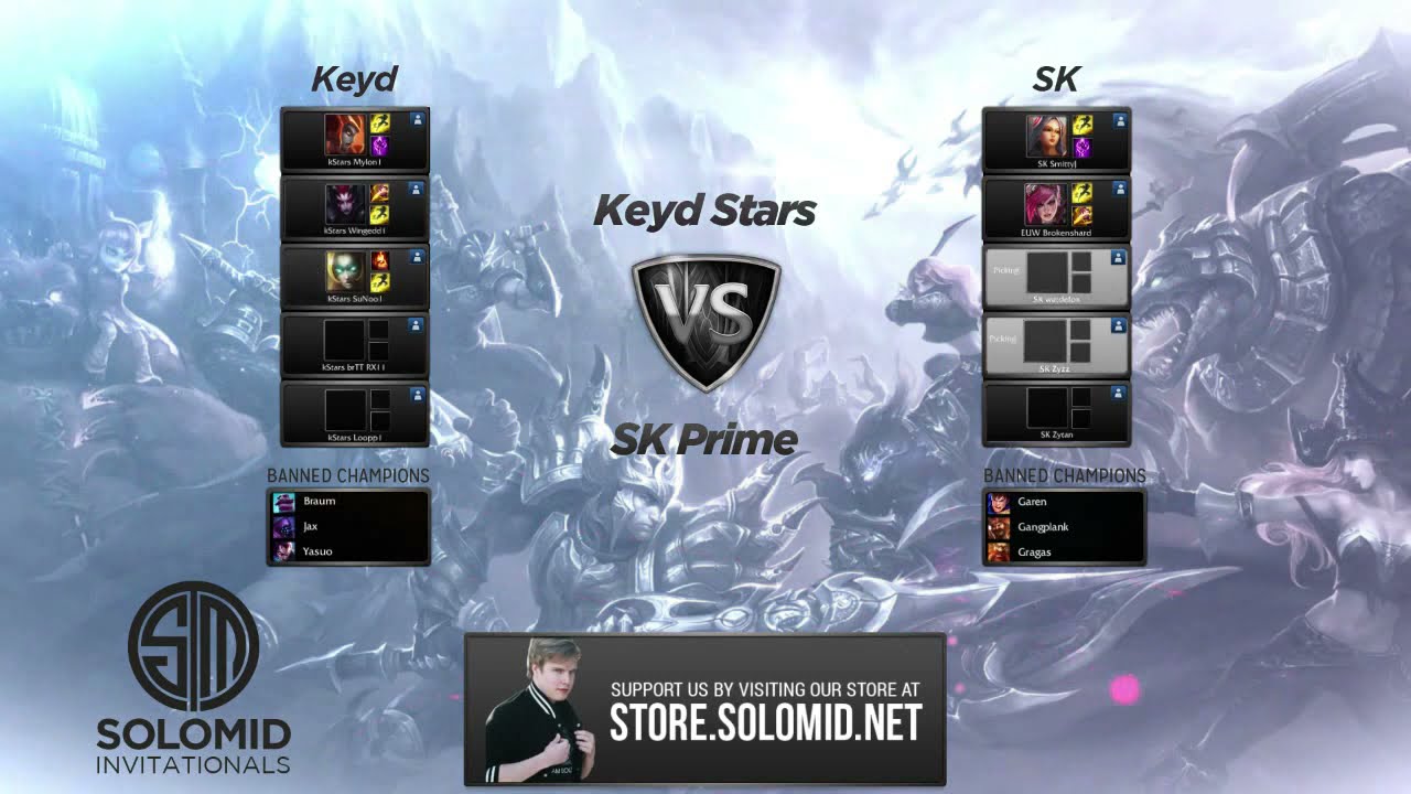 Solomid EU Invitational 7: Keyd Stars vs SK Gaming Prime G1 (23.06.2014)