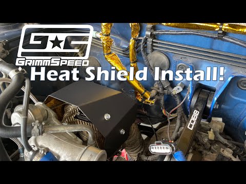 Grimmspeed Heat Shield Install on Subaru STI - YouTube