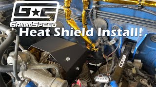 Grimmspeed Heat Shield Install on Subaru STI - YouTube