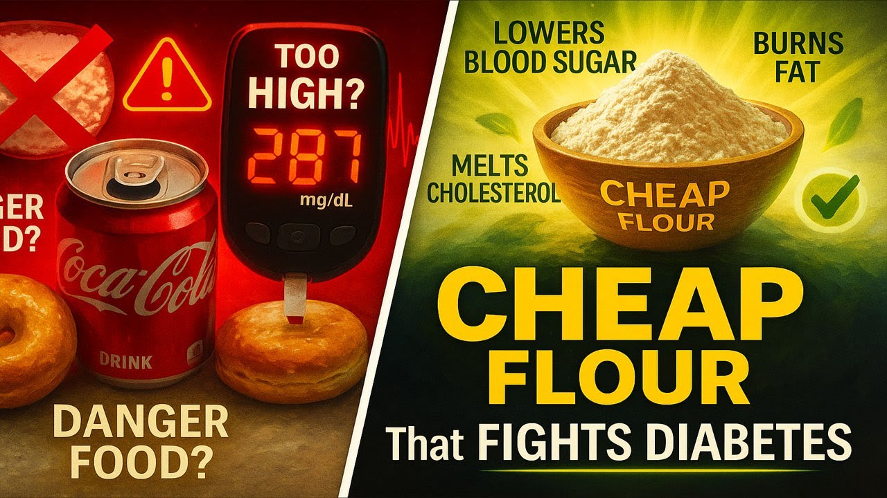 The CHEAP Flour That LOWERS Blood Sugar, MELTS Cholesterol & BURNS Fat – Diabetics Must Know!