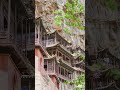 Hanging Temple: Ancient Engineering Marvel! 🤯 #shorts