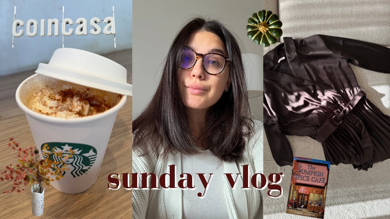 VLOG di UNA DOMENICA D'AUTUNNO | get ready with me, passeggiata, haul vestiti, libri&home decor
