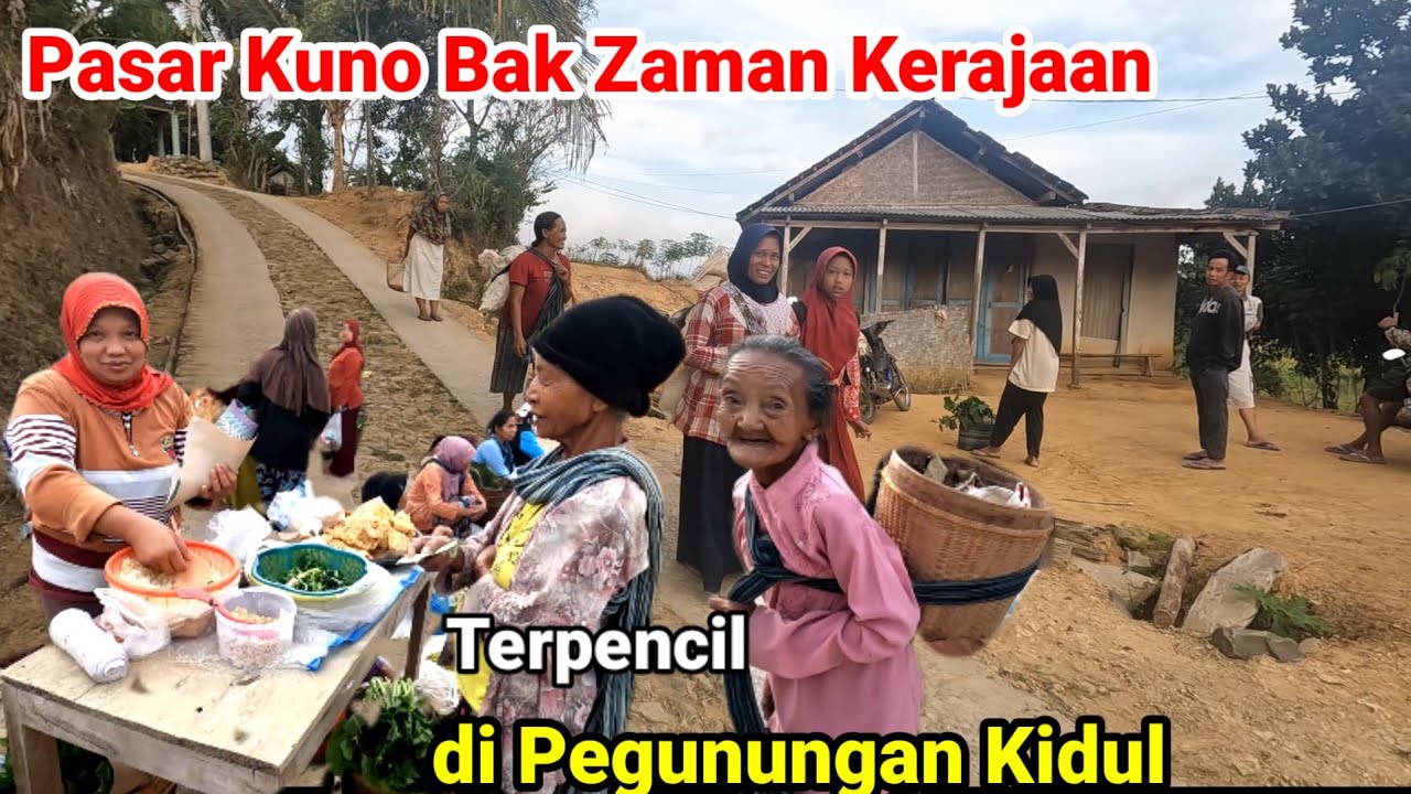 Pasar Kuno Bak Zaman Kerajaan Terpencil di Pegunungan Kidul Ponorogo